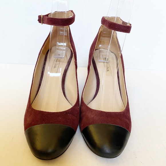 Massimo Dutti Cap Toe Mary Jane Shoe 37 Ankle - Picture 4 of 6